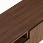 Nordure Rivoli Soporte para TV Milano Walnut y Negro